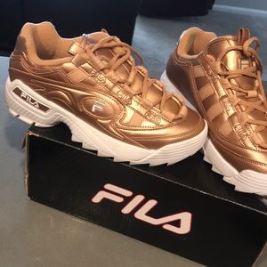 Shoes - Filas gold size 8 Shoes - Filas gold size 8